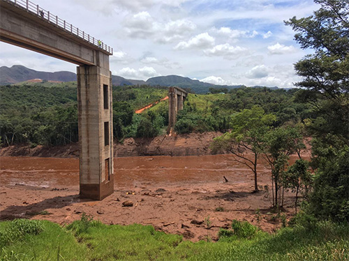Lama tomando conta da paisagem